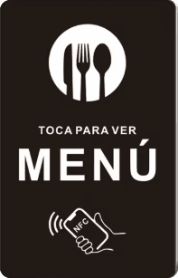 Tarjeta NFC para ver la carta